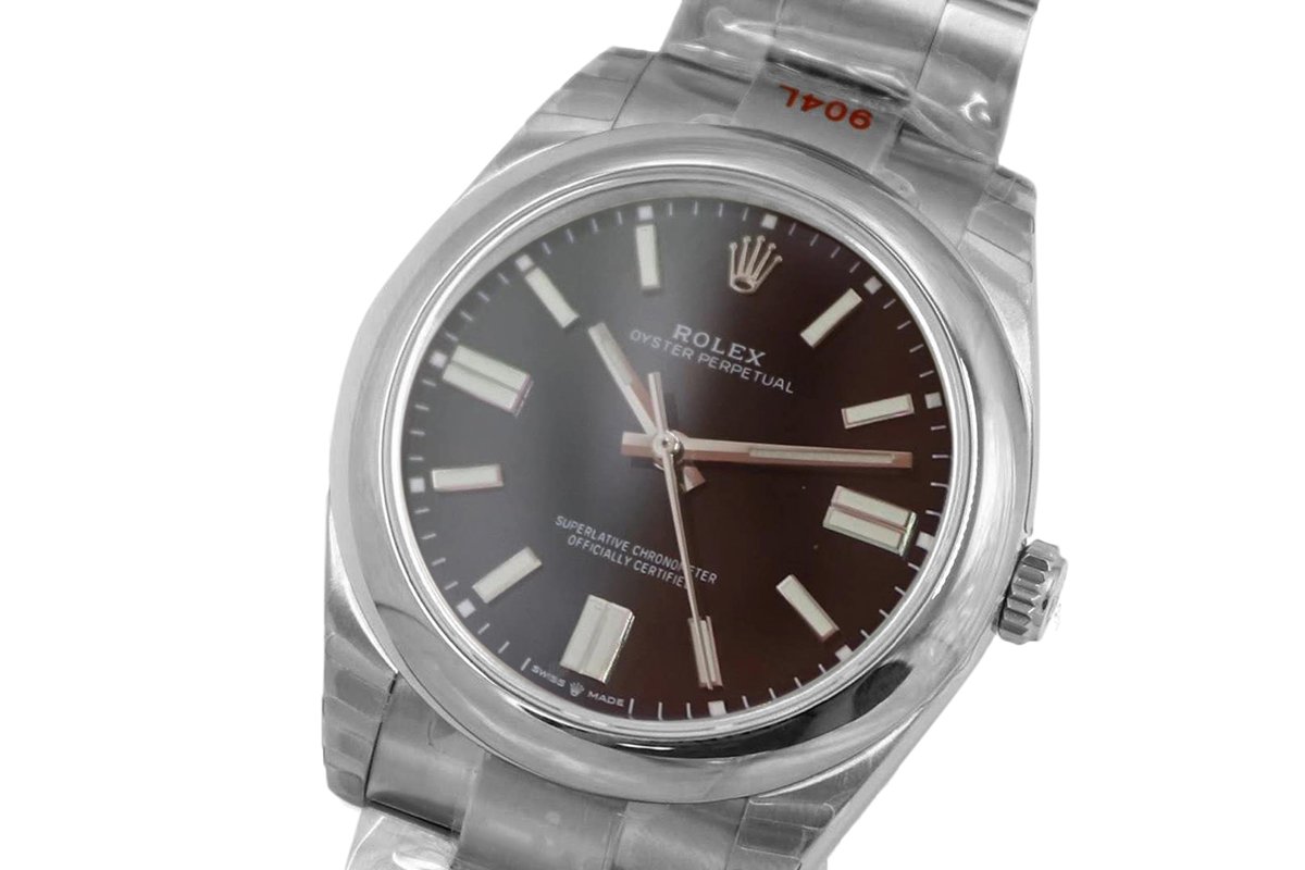 Oyster Perpetual 41mm Bright Black Dial 114300