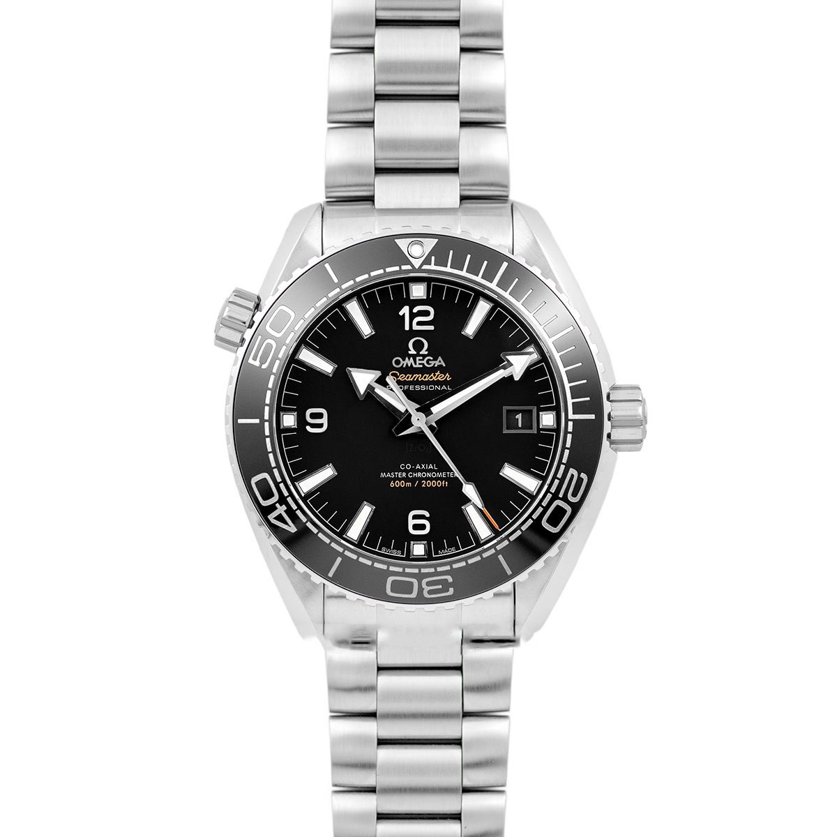 Planet Ocean 600M 0me*ga Co-Axial Master Chronometer 43.5mm Black Dial Ref 215.30.44.21.01.001
