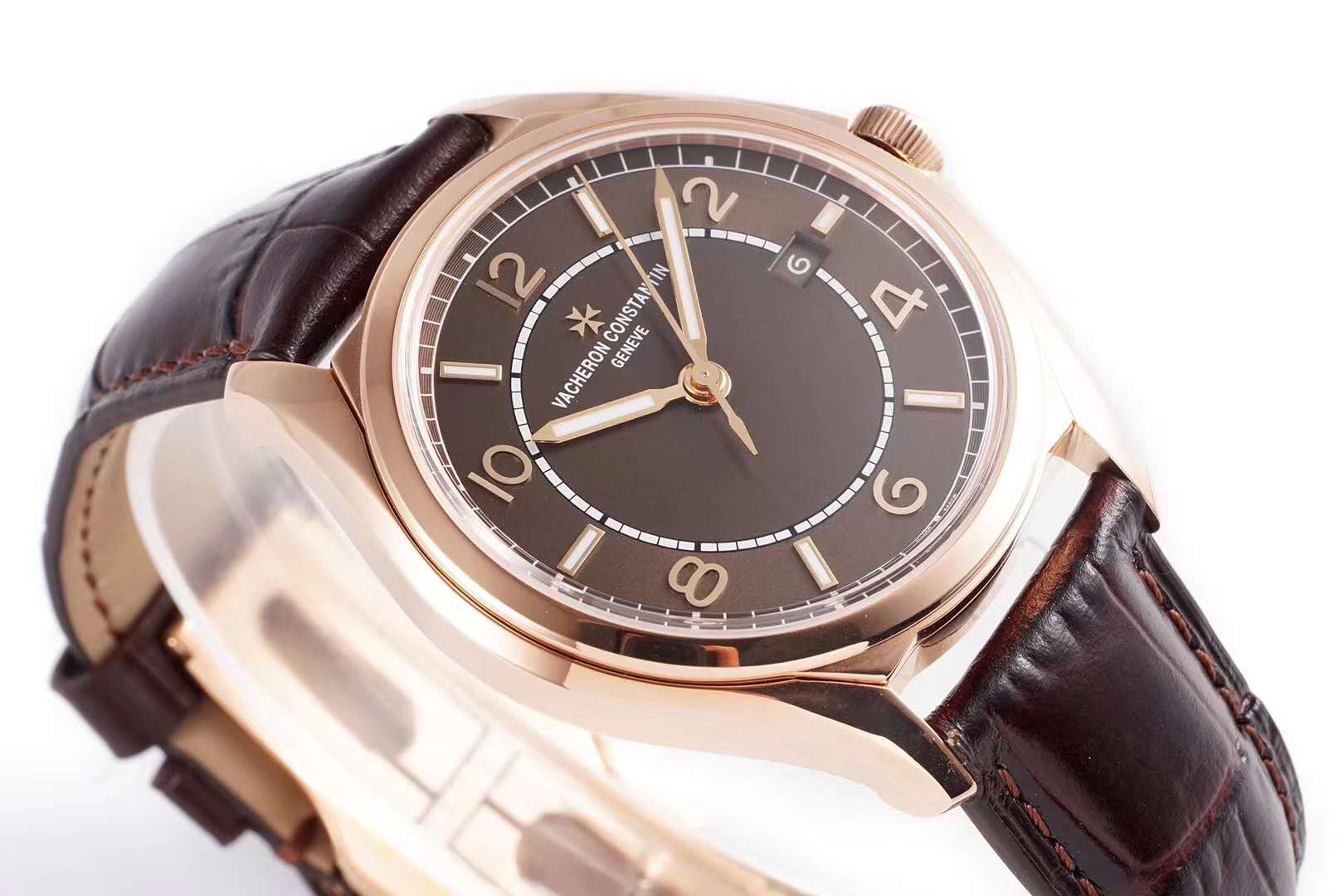 Fiftysix Brown Dial in Pink Gold Ref: 4600E