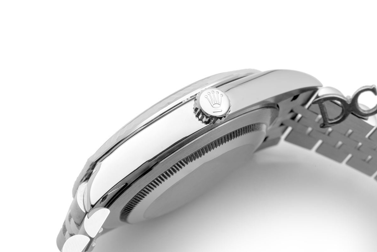 Datejust 41 126334 Silver Dial Stick Markers in White Gold