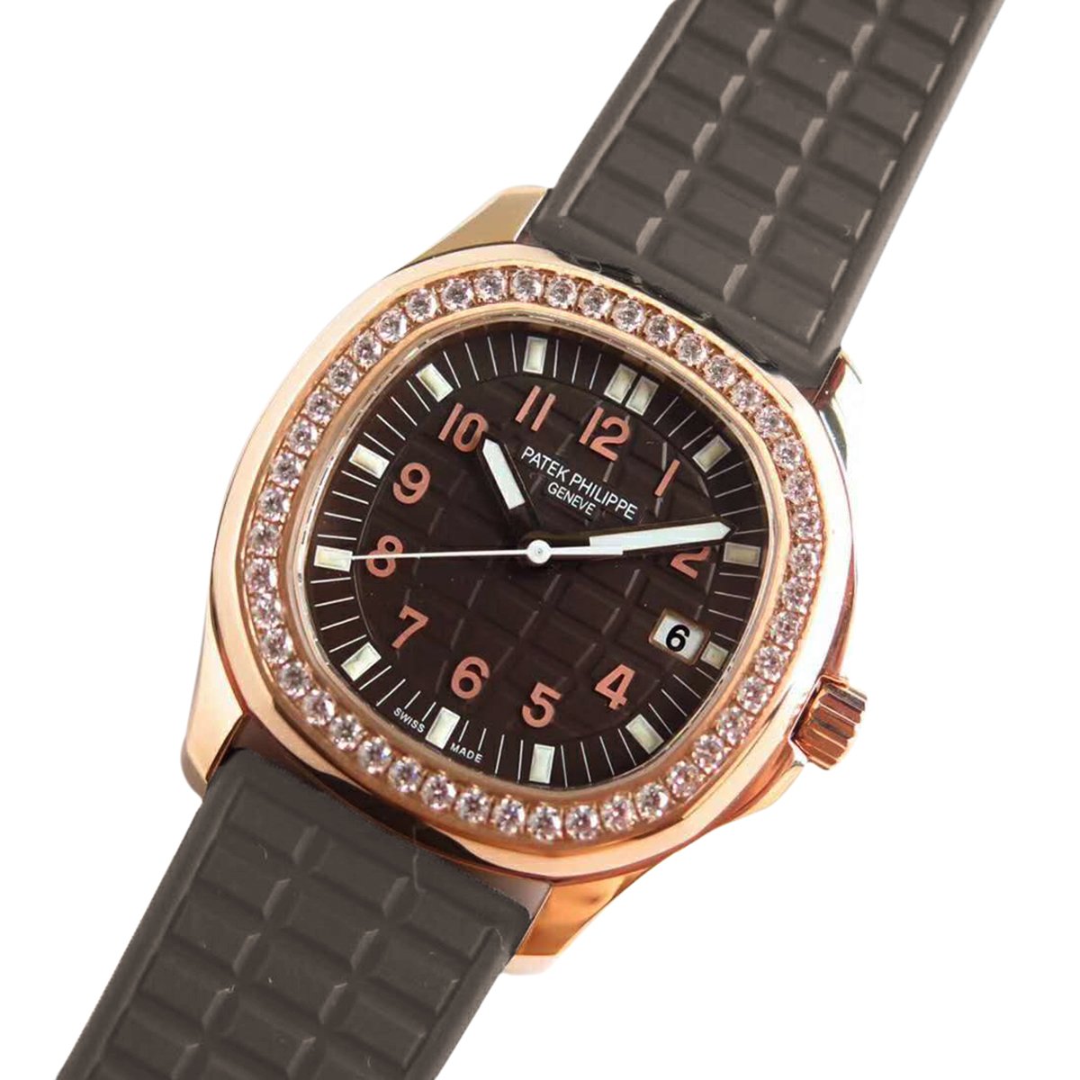 Aquanaut Luce 5068R-001 Brown Dial in Rose Gold