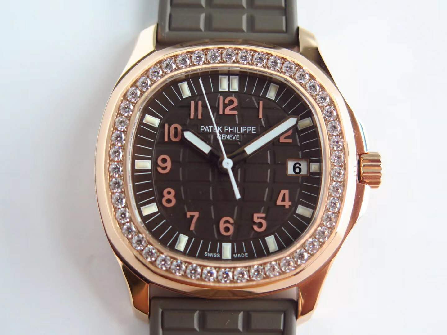 Aquanaut Luce 5068R-001 Brown Dial in Rose Gold