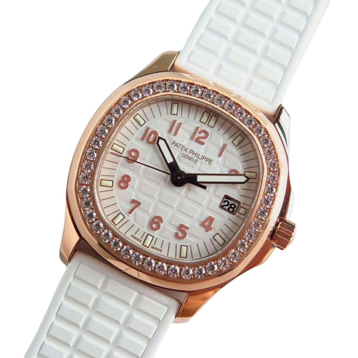 Aquanaut Luce 5068R-010 White Dial in Rose Gold