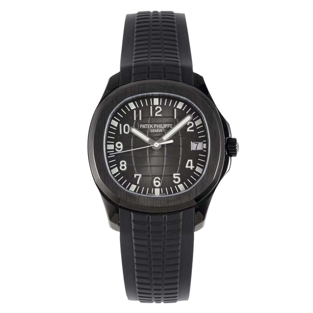 Aquanaut 5167A ‘Black Venom Limited Edition’ Black Dial on Black Rubber Strap