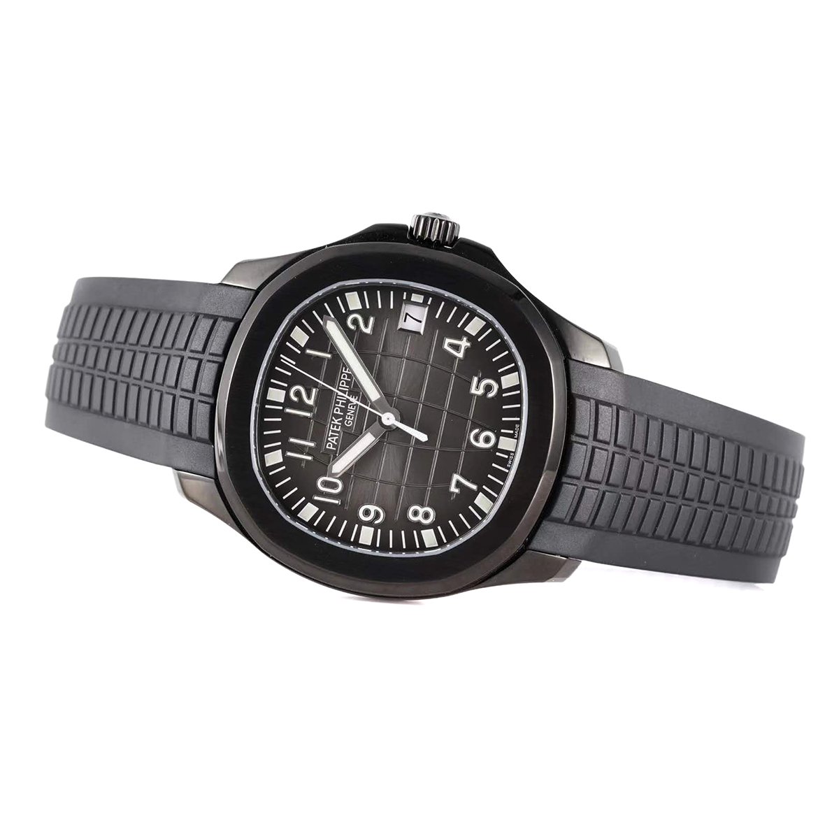 Aquanaut 5167A ‘Black Venom Limited Edition’ Black Dial on Black Rubber Strap