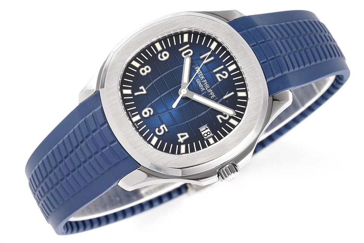 Aquanaut 5168G Blue Dial in White Gold