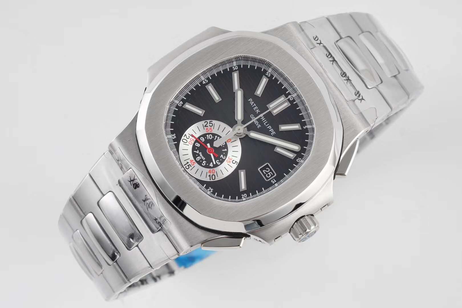 Nautilus 5980/1A-014 Black Dial in Steel