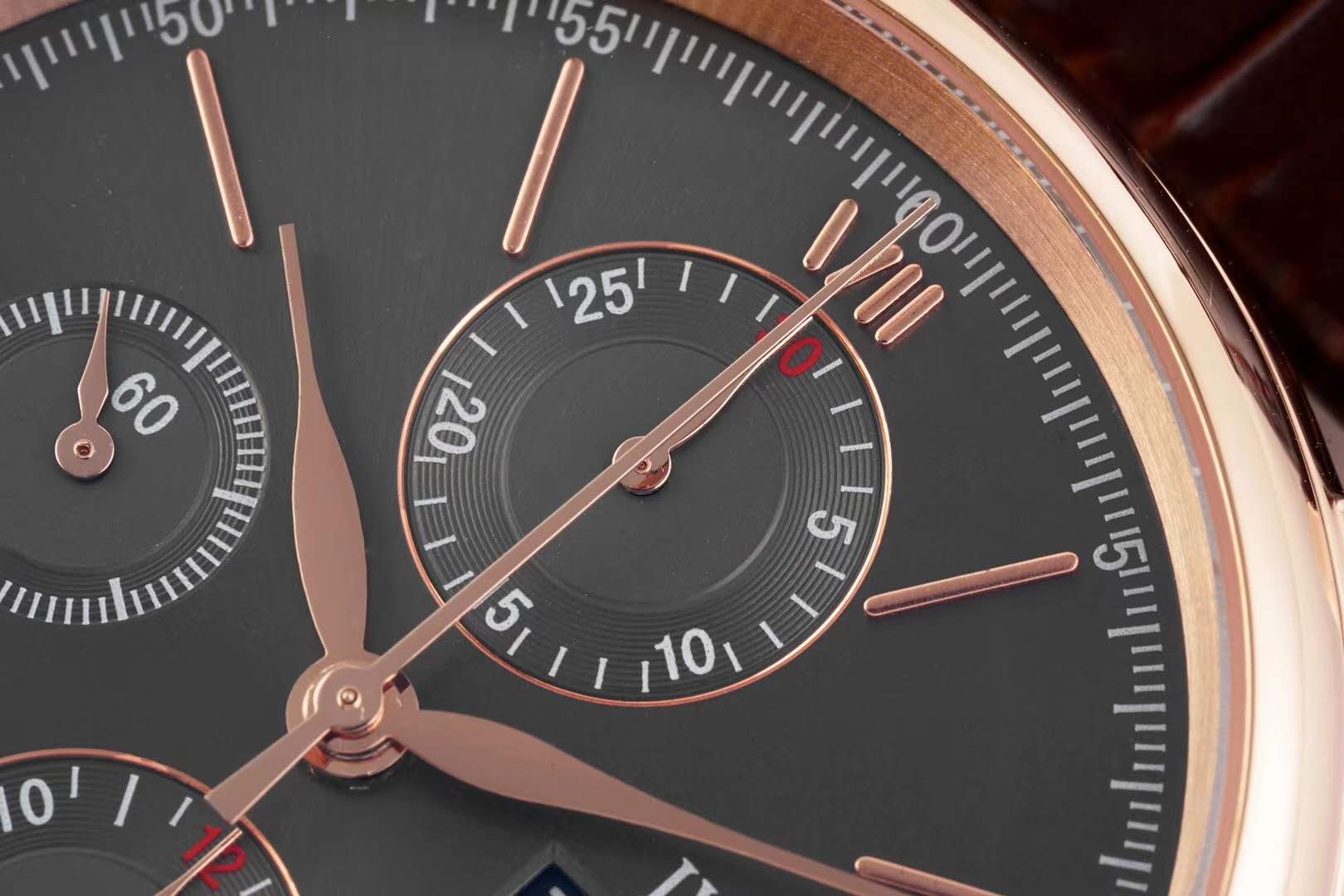 Portofino Chronograph IW391021 Grey Dial in Rose Gold