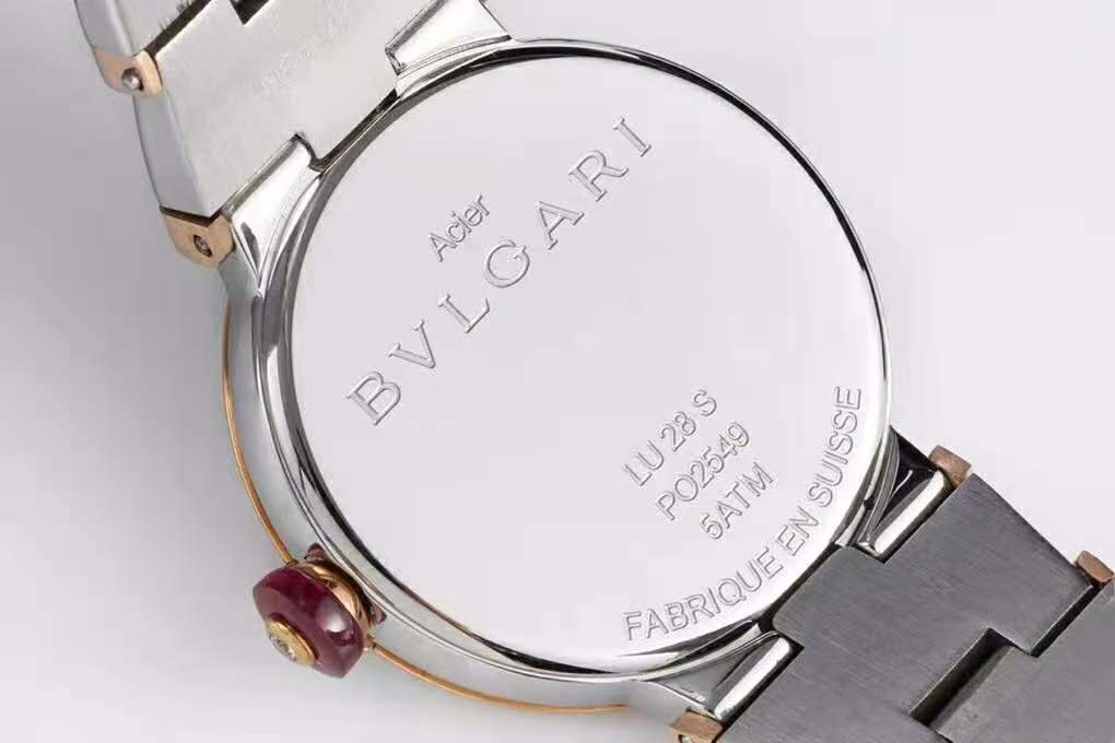 Lvcea Grey Dial in Rose Gold/Steel with D1am0nd Bezel