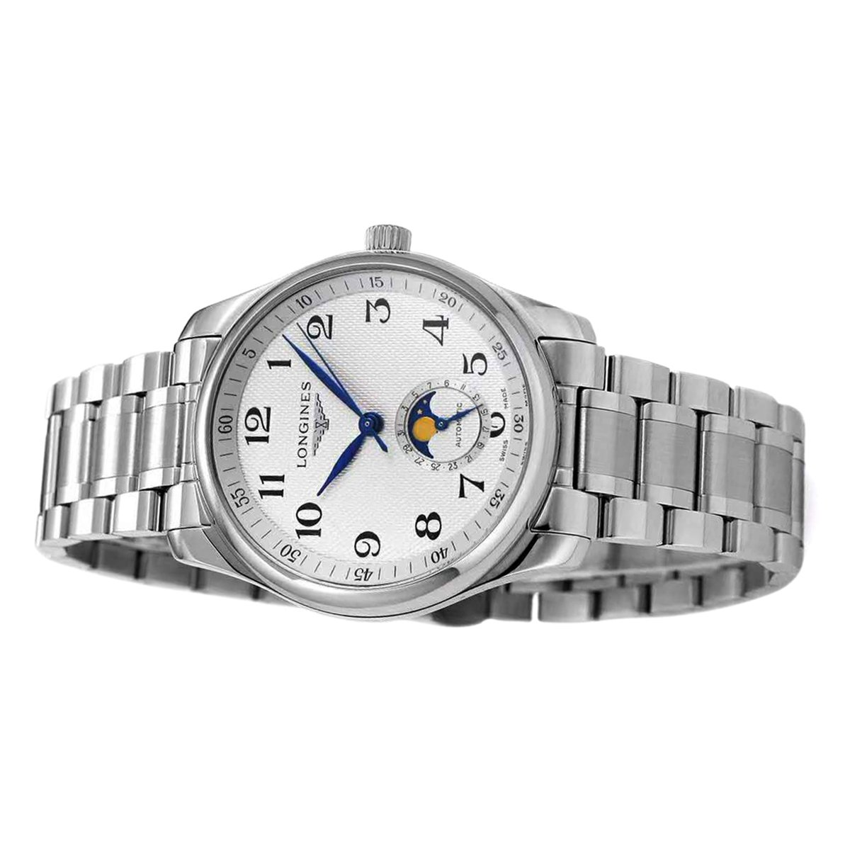 Master Collection Moonphrase White Dial on Bracelet