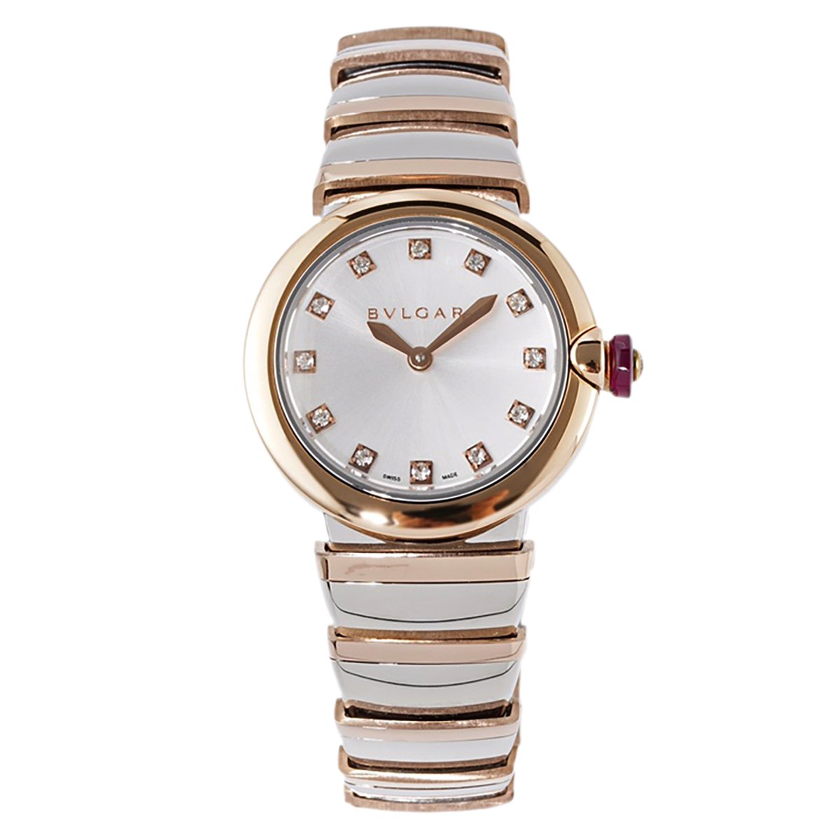Lvcea Silver Dial in Rose Gold/Steel