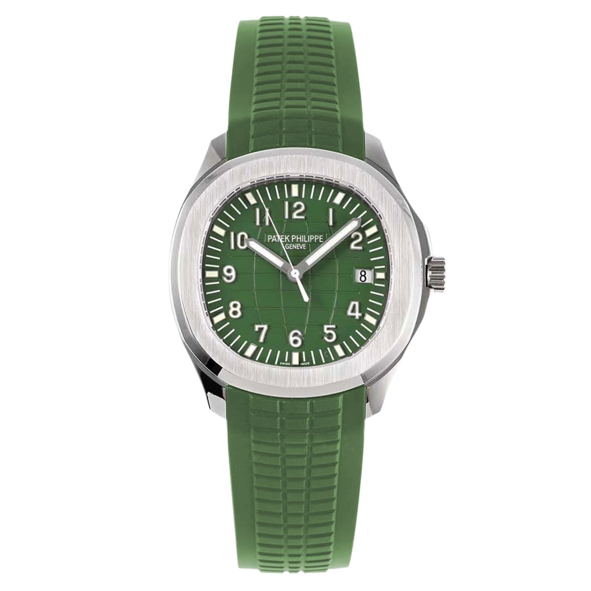 Aquanaut 5168G-010 Green Dial in White Gold