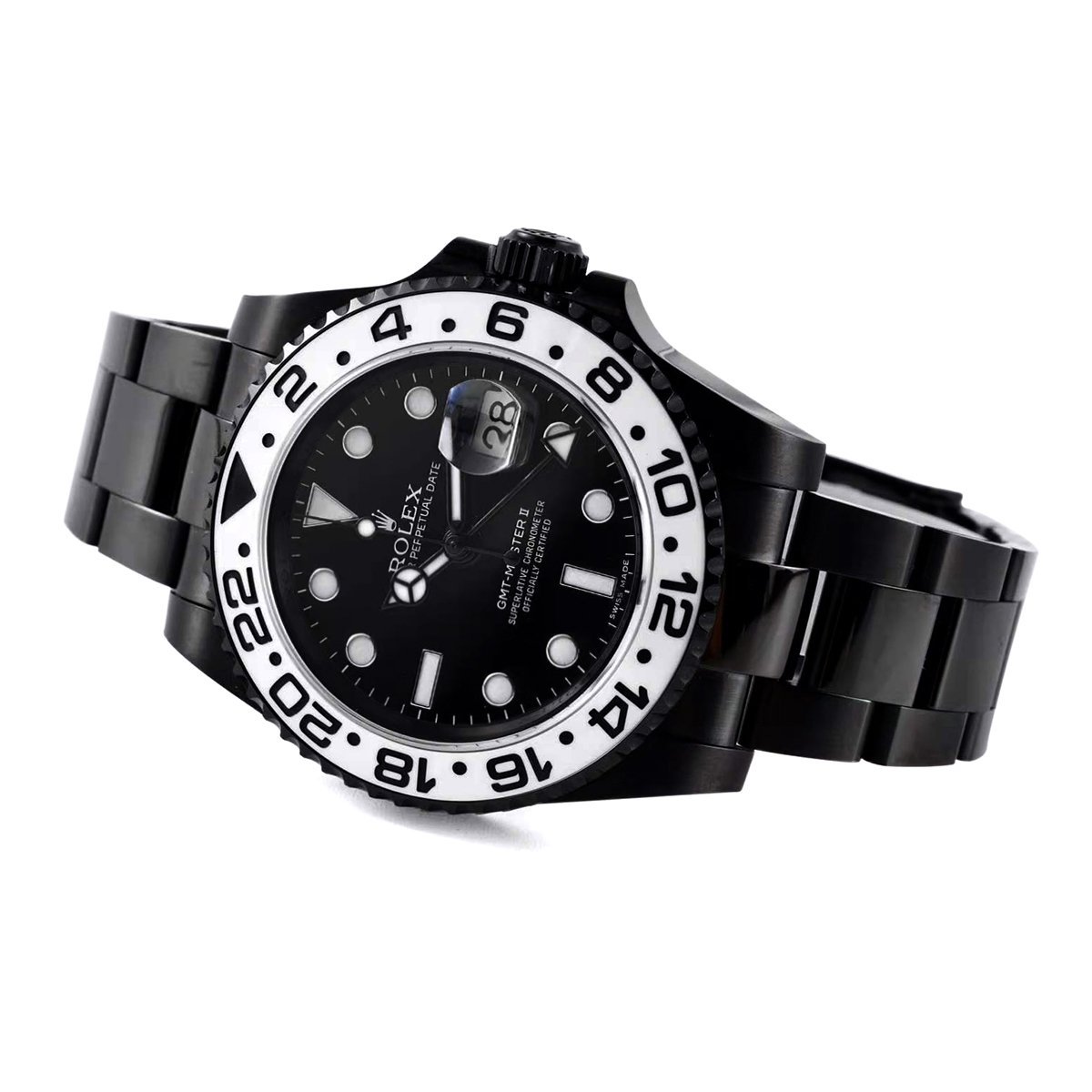 GMT Master II 116710 “Oreo” Black Dial in PVD