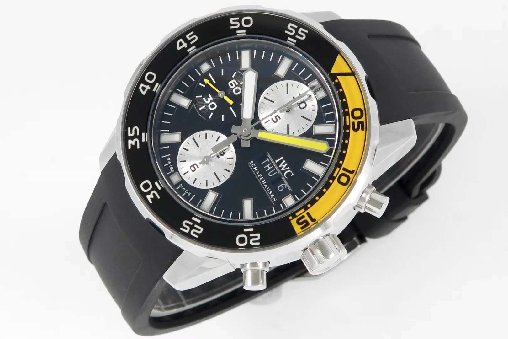 Aquatimer Chronograph IW376702 Black Dial