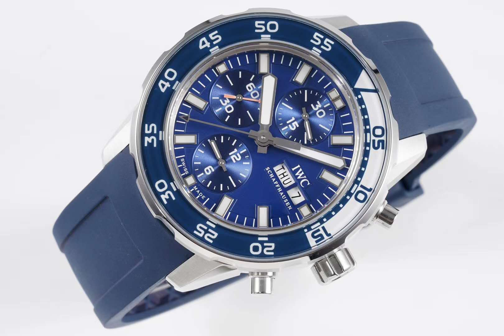 Aquatimer Chronograph IW376711 Blue Dial