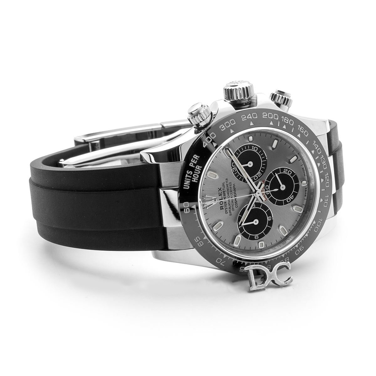 Daytona 116519LN Steel and Black Dial in White Gold