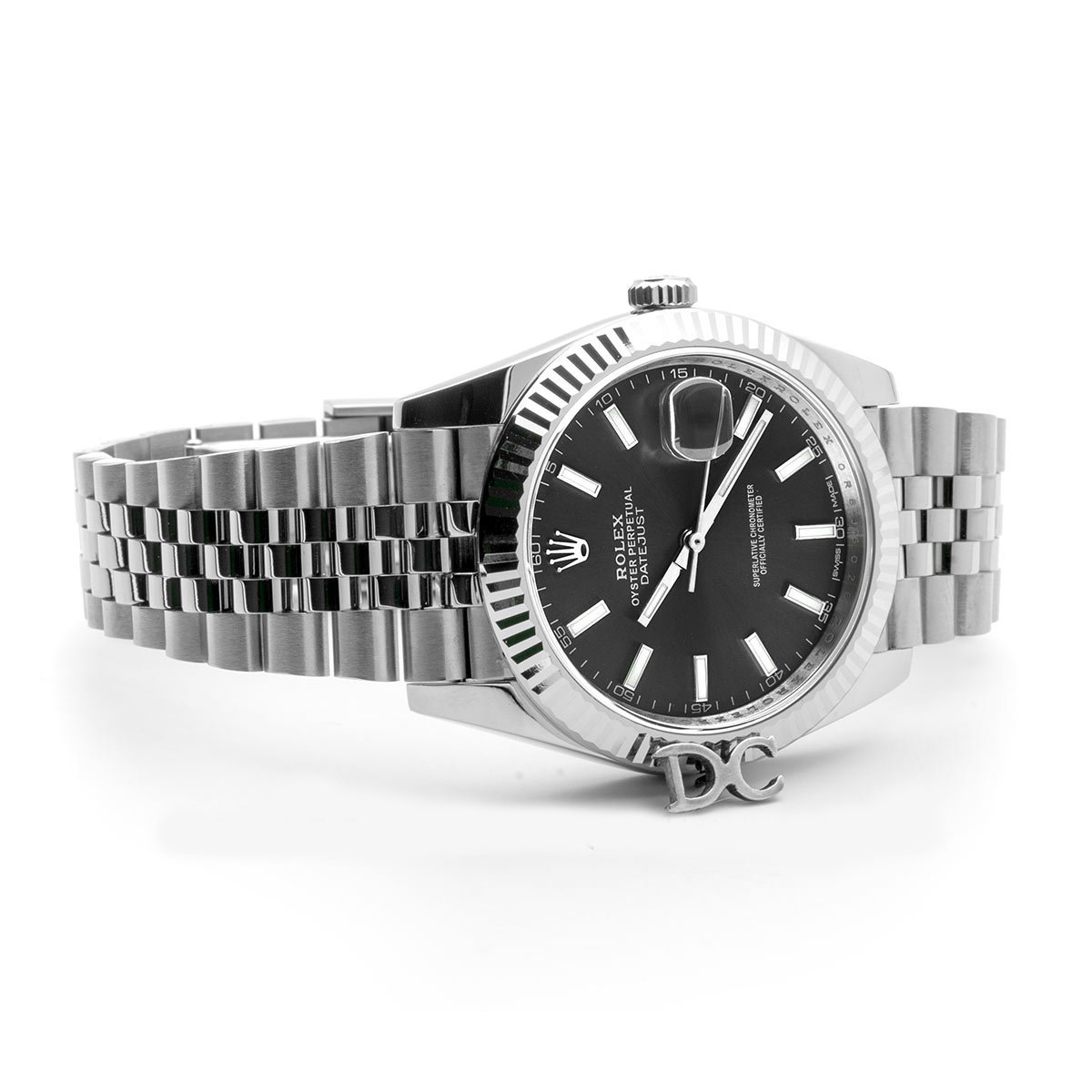 Datejust 41 126334 Grey Dial Stick Markers in White Gold