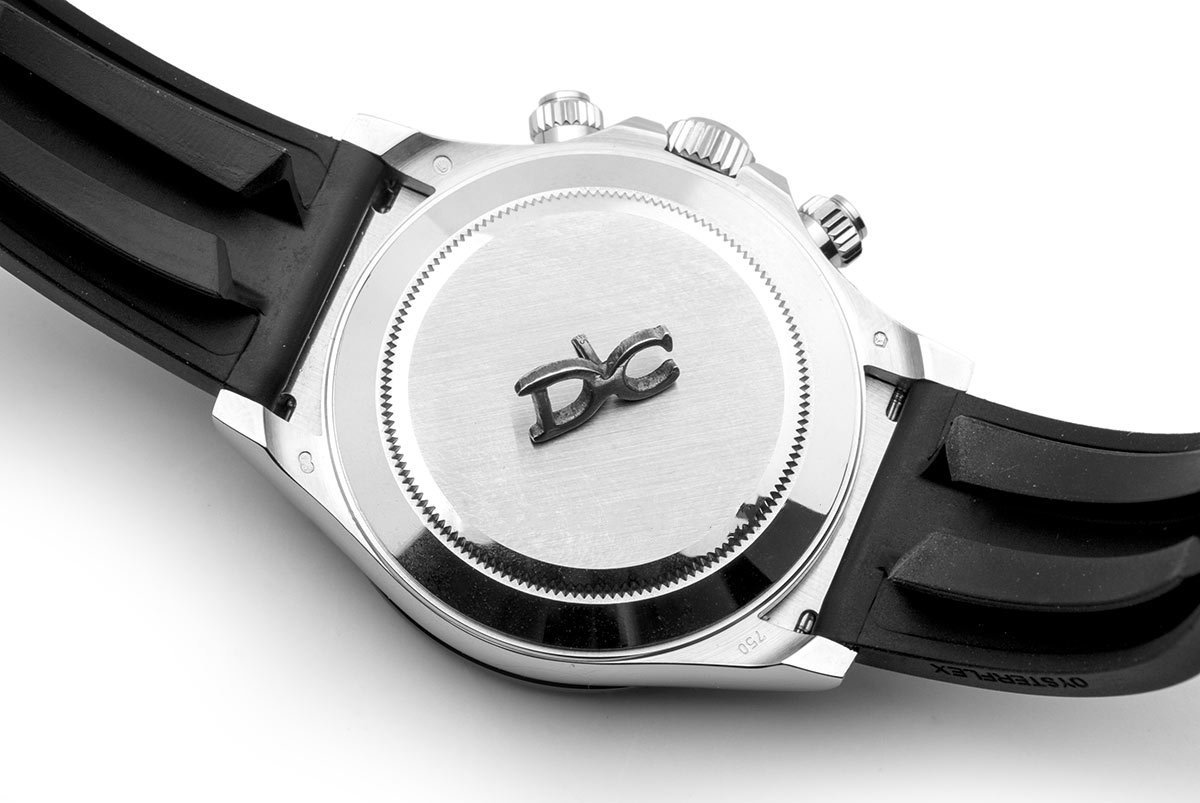 Daytona 116519LN Steel and Black Dial in White Gold