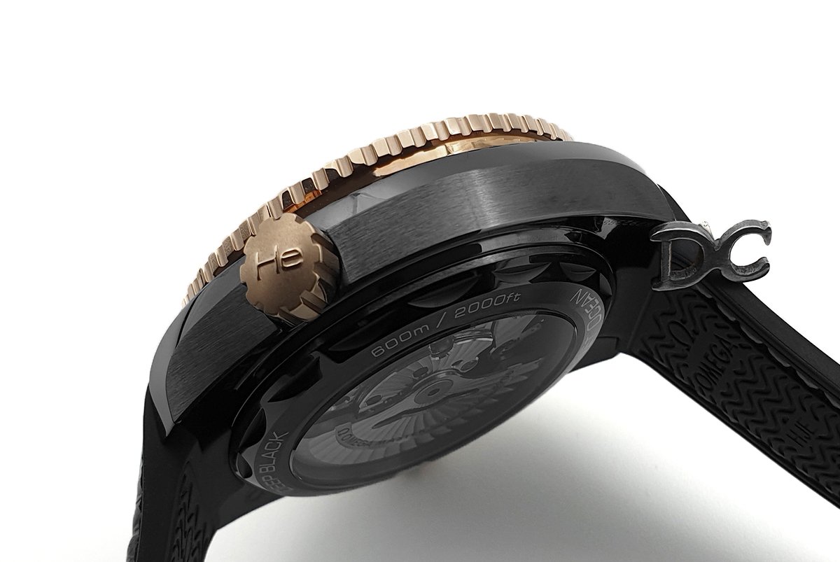 Seamaster Planet Ocean GMT “Deep Black” Gold Ceramic