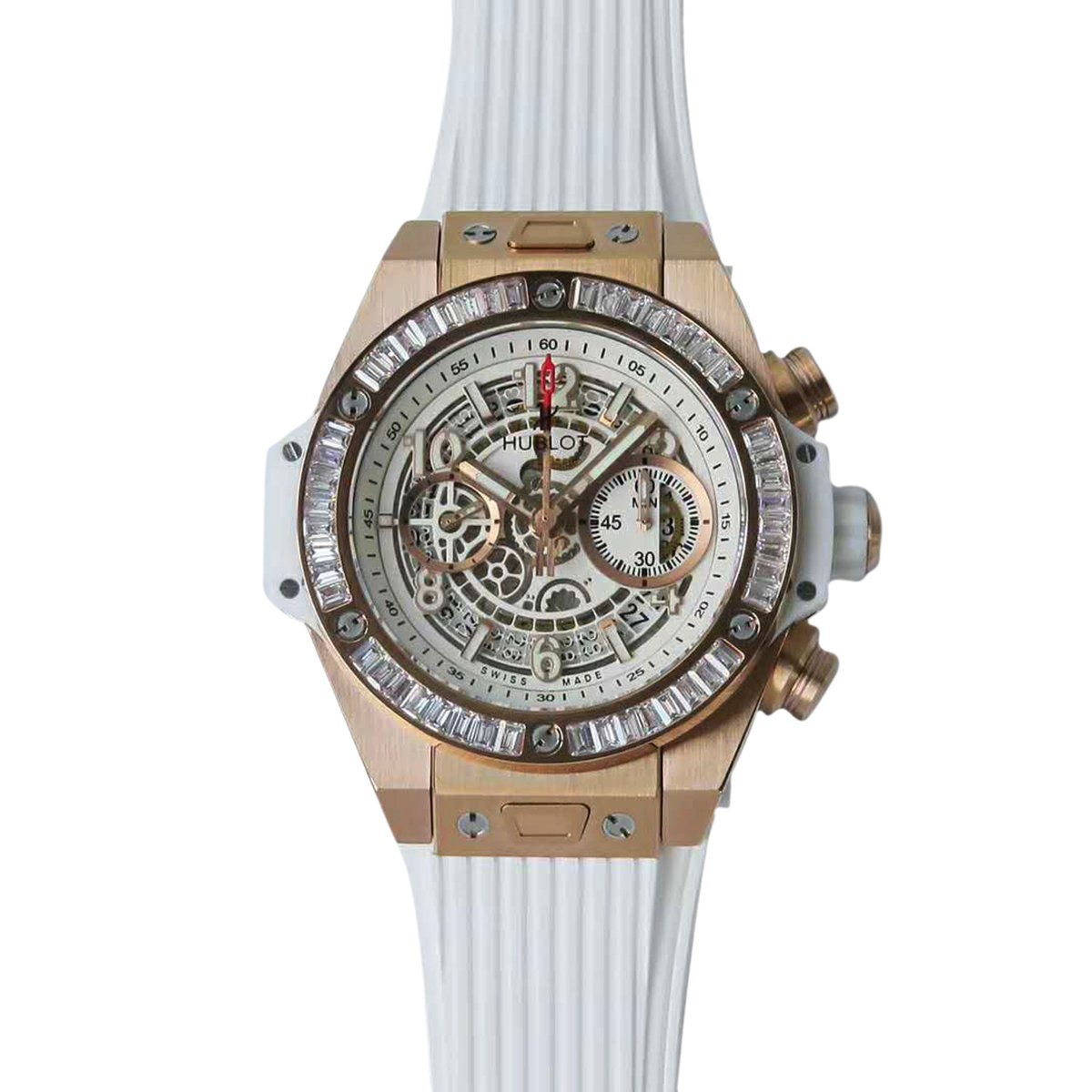 Big Bang Unico Gold White with D1am0nd