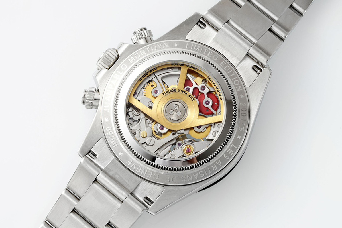 Blaken Daytona Skeleton Dial in Steel