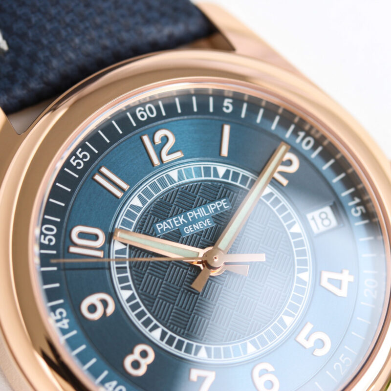 Calatrava 6007 Blue Dial in Rose Gold