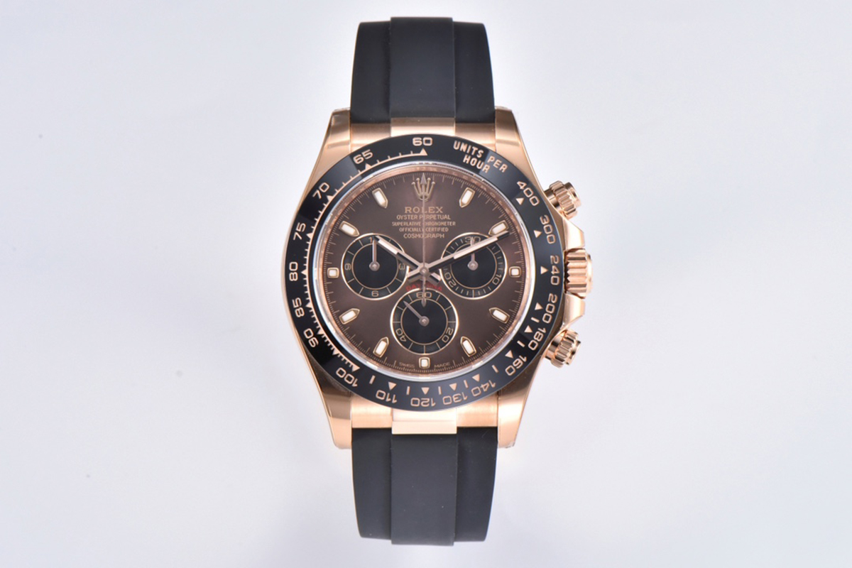 Daytona 116515LN Chocolate Dial with Stick Markers in Everose Gold