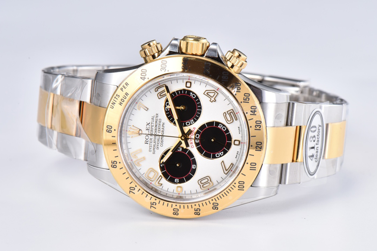 Daytona 116519 White Dial in Yellow Gold