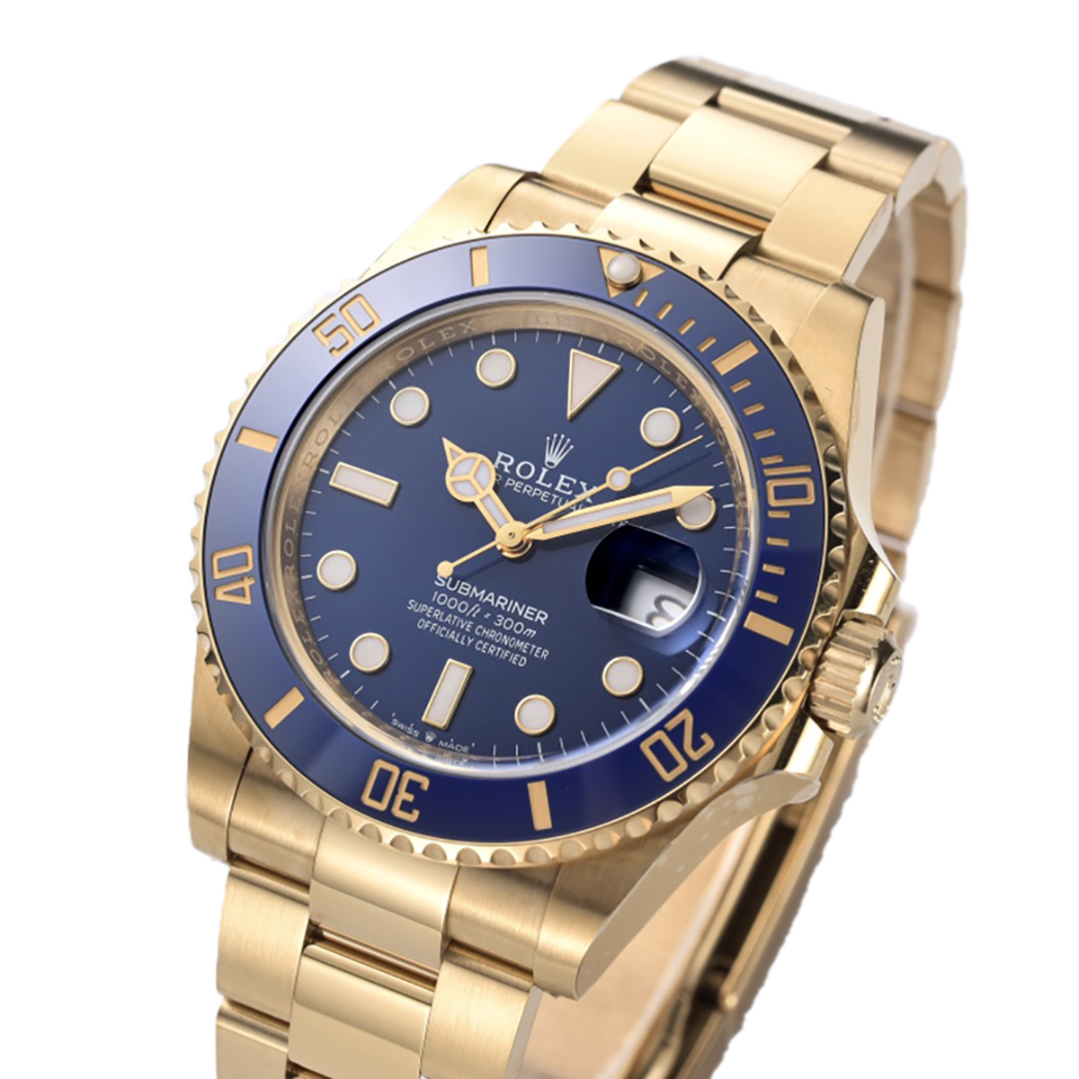 Submariner 41 126618LB Blue Ceramic in Yellow Gold