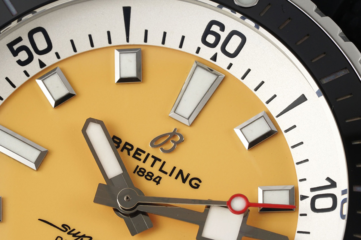 S*perocean Automatic 44 Yellow Dial Ref: A17375211I1S1