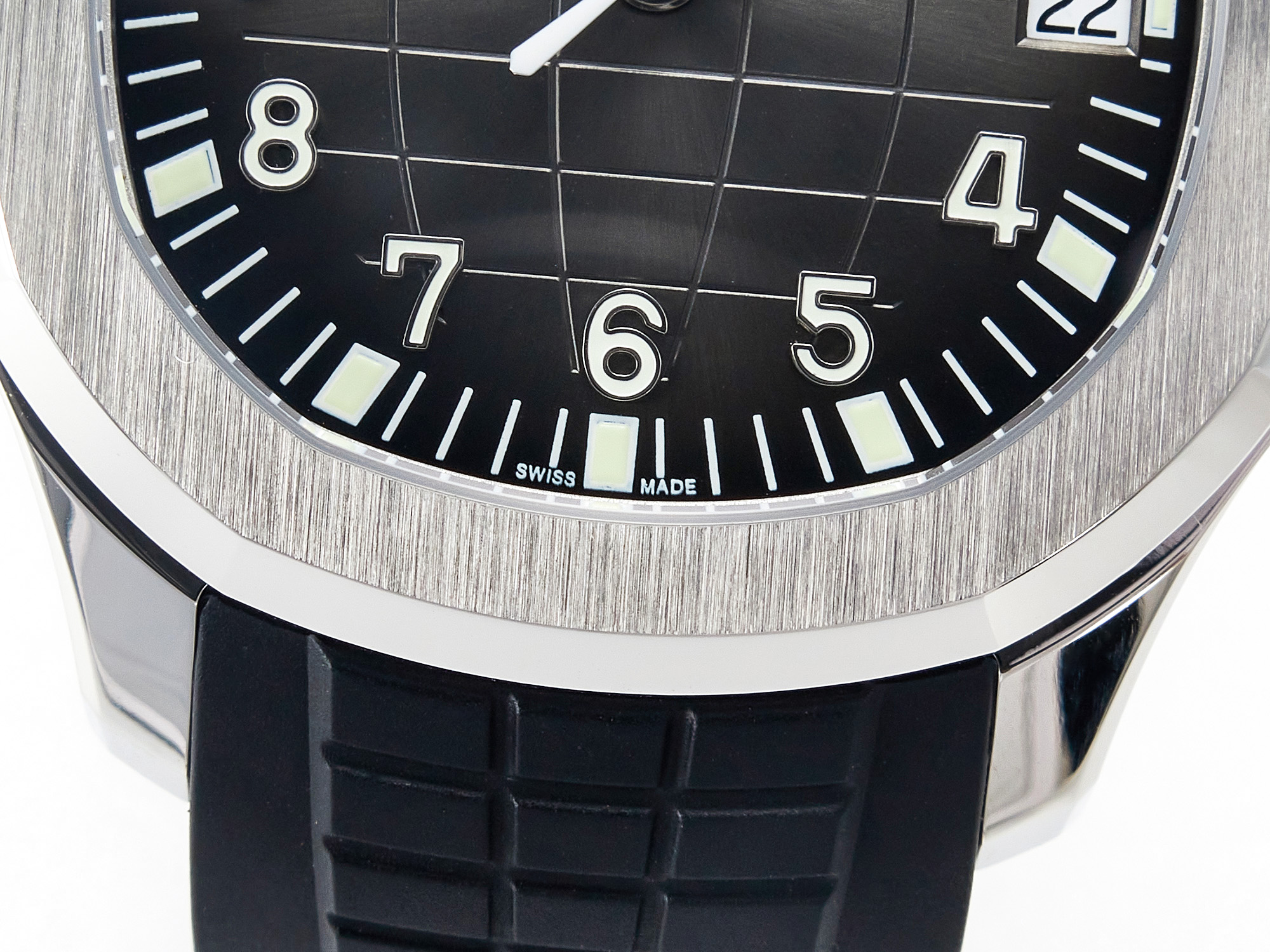 Aquanaut 5167 40mm SS 3KF 1:1 Best Edition Black Dial on Black Rubber Strap A330 S*per Clone V3