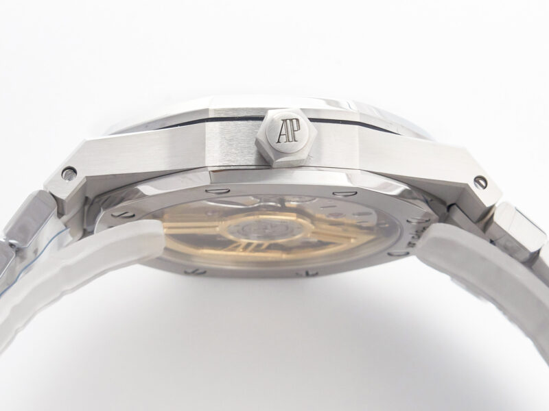 Royal Oak 41mm 15500 SS ZF 1:1 Best Edition Blue Textured Dial on SS Bracelet SA4302 S*per Clone V3