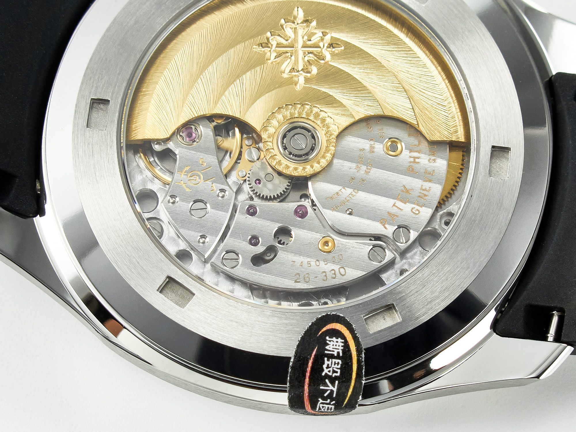 Aquanaut 5167A SS ZF 1:1 Best Edition Black Dial on Black Rubber Strap A324 S*per Clone（New clasp）